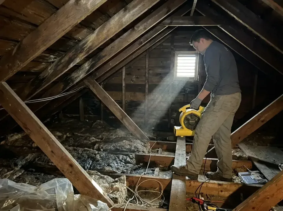 attic-water-damage-drying-proc-007 — frequently asked questions, Emergency Water Extraction & 24/7 Flood Response in Beaumon…